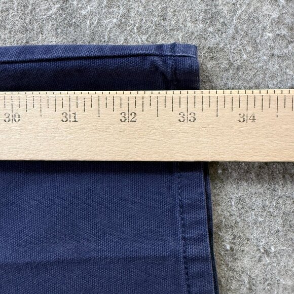 Peter Millar 5-Pocket Pants Men 34 x 33 Blue Canvas Stretch Tapered - Picture 14 of 16